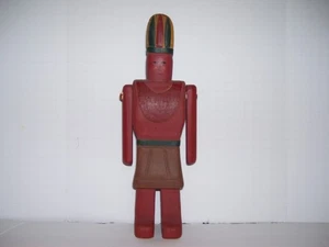 Figura de colección Wolf Creek arte popular nativo americano tallada pintada a mano - Imagen 1 de 5