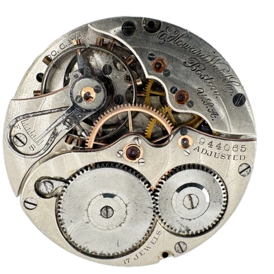 Antiguo Reloj Bolsillo 16s 1907 E Howard Montgomery 17 J Hunter Movimiento Serie 3 Foto 1 de 2