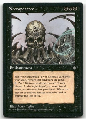 Necropotence #42 (NM) Ice Age ICE Magic MTG - Image 1 of 2