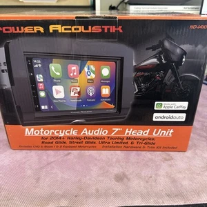 Power Acoustik HD-14KIT 7” Replacement Motorcycle Head Unit for 2014+ Harley-Dav - Picture 1 of 5