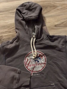New York Yankees Reebok Retro Series Pullover Hoodie Herren Large grau LESEN - Bild 1 von 10