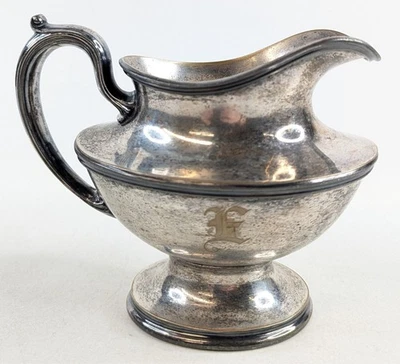 Jarra de colección Reed & Barton EPNS plateada crema cuenco 3882 utensilios de servicio ornamentados Foto 1 de 4