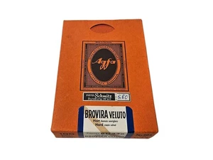 Carta fotografica vintage Agfa Brovira Veluto velluto crema dura 100 fogli 3x4 1/8" reggiseno 22a - Foto 1 di 7