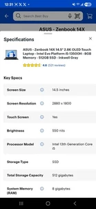 Asus Zenbook Oled neuf - Photo 1/9