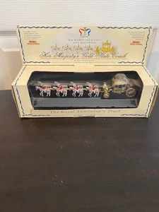 Matchbox Her Majesty's Gold State Coach 40 aniversario YY66 - Imagen 1 de 9