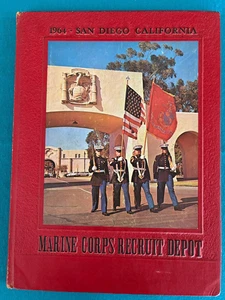 1964 Marine Corps Recruit Depot Year Book San Diego Platoon 125 USMC - Picture 1 of 2