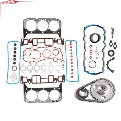 Kit completo de cadena de distribución de juntas para 96-98 Oldsmobile Isuzu GMC Chevrolet 4,3 L V6 Foto 1 de 4