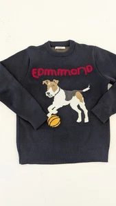 Edmmond Studios Finot Hundepullover Herren Small S marineblau 100 % Baumwolle Portugal 230 $ - Bild 1 von 8