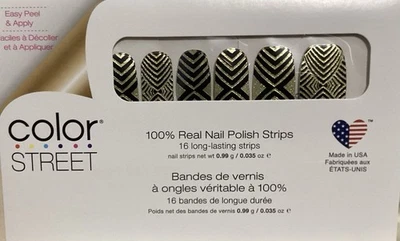 COLOR STREET - NAVIDAD - DROP THE BALL - NEGRO - DORADO - NUEVO Foto 1 de 2