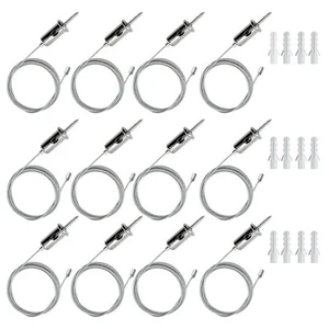 12 Sets Hexagon Garage Suspension Cables Kit Steel Hanging Chains,9575 - Picture 1 of 6