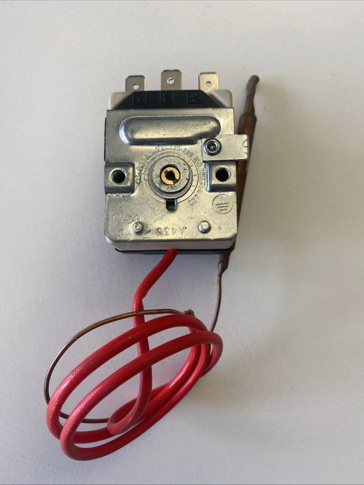 PRODIGY TR/711-N TERMOSTATO REGOLABILE 40-220°C BULBO RAME 1000mm 16A 400V NUOVO