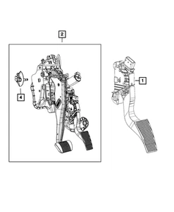 Genuine Mopar Brake Pedal Sensor 68493444AA - Picture 1 of 1