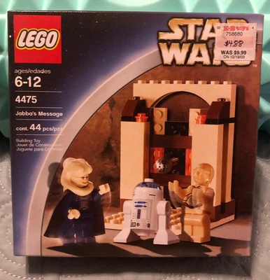 LEGO Star Wars: Mensaje de Jabba (4475) Nuevo en Caja Sellado de Fábrica - ROTJ Retirado Foto 1 de 4