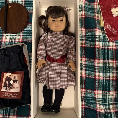 Muñeca American Girl Samantha Parkington + Libro - Retirada - Excelente Estado Foto 1 de 4