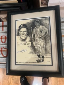 Hank Bauer super selten signiert 8x10 gerahmt New York Yankees - Bild 1 von 1