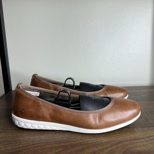 Ballerine Timberland in pelle marrone taglia 7 5 da donna