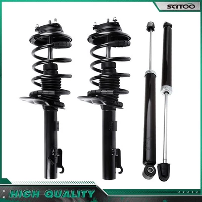 2 Front Complete Struts and 2 Rear Absorber Shocks For 2006-2007 Ford Focus - Изображение 1 из 4
