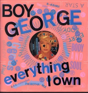 Boy George Everything I Own 12" vinyl UK Virgin 1987 in die cut sleeve BOY10012 - Picture 1 of 2