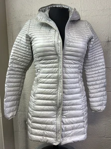Chaqueta Patagonia Ultraligera Larga Para Mujer Fiona Parka Puffer Plumón de Ganso Grosella M - Imagen 1 de 11