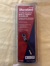 DURALAST TOP POST BATTERY CABLE DT412B HEAVY 4 GAUGE, 12 INCHES