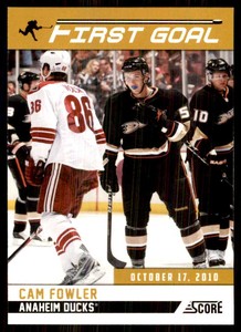 2011-12 Score First Goal Cam Fowler #6