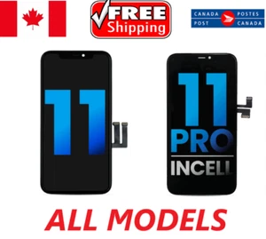 LCD ASSEMBLY WITH STEEL PLATE (PRE-INSTALLED) COMPATIBLE FOR IPHONE 11 / 11 PRO - Photo 1 sur 3