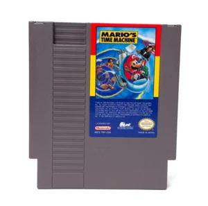 Mario's Time Machine Nintendo NES Cartridge USA 🍀 Rare 🍀 - Imagen 1 de 3