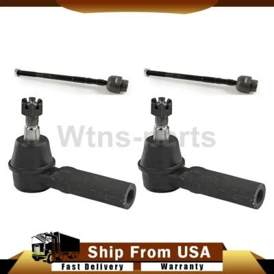 Front Inner Outer Tie Rod Ends 4PCS For Chevrolet Corvette 1984-1985 - Image 1 of 4