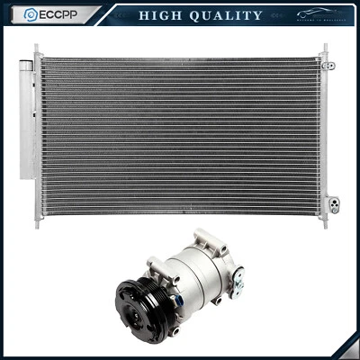 Kit de refrigeración de condensador de CA y compresor de CA para GMC P3500 1996-1999 Foto 1 de 4