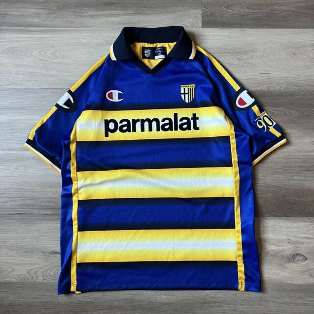 Ferro Carril Oeste Home football shirt 1999 - 2000. Sponsored by Parmalat