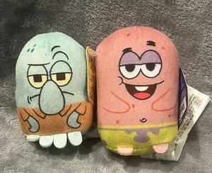 Patrick 3.5” And Squidward - 3" Mini Plush Nickelodeon Easter Basket Toys - Picture 1 of 3