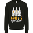 Grooms Brew Crew Beer Mens Sweatshirt Jumper