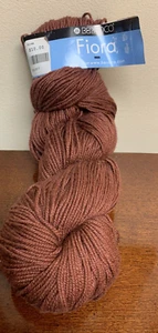 New Berroco Fiora Yarn Skein Cotton Alpaca Wool Color # 3837 Rust Brown 100g - Picture 1 of 3