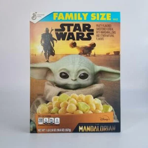 Star Wars The Mandalorian Cereal Baby Yoda 18.6oz The Child Special Ed w/Poster - Picture 1 of 7