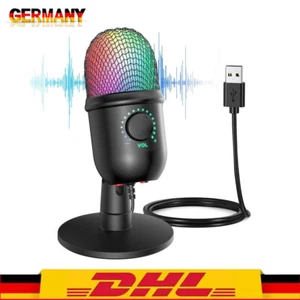 Mikrofon strumieniowy do podcastu studio USB mikrofon dynamiczny do gier PC DHL - Zdjęcie 1 z 12