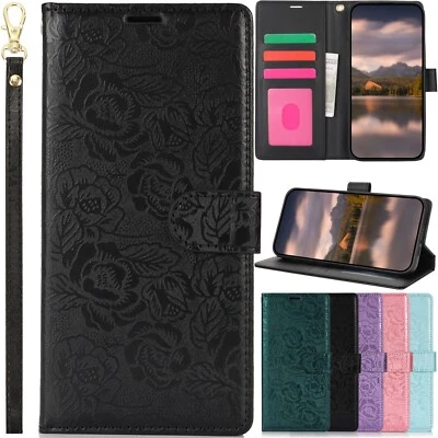 For Samsung Galaxy Note20 Ultra/Note10 Plus Floral Flip Wallet Phone Case Cover - Image 1 of 4