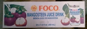 MANGOSTEEN JUICE, 24 CANS x 350ml FOCO DRINK, Nuoc Mang Cuc, Jugo De Mangostan F - Picture 1 of 5