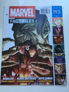 MARVEL FACT FILES COLLECTION - ISSUE 193 - EAGLEMOSS MAGAZINE AVENGERS COMIC - Picture 1 of 1