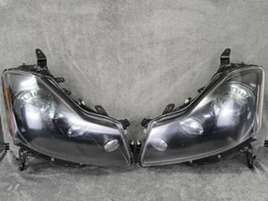 NISSAN FUGA Y50 GT INFINITI M35 M45 HID XENON BLACK HEADLIGHTS HEAD LAMP SET OEM - Picture 1 of 20