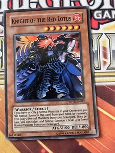 Knight of the Red Lotus SOVR-EN032 - Super Rare - Unlimited NM Edison Yugioh - Bild 1 von 1