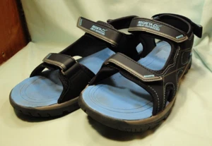 Regatta Lady Kota Drift Sandals size UK 8 Aquamarine/Grey very good condition - Picture 1 of 11