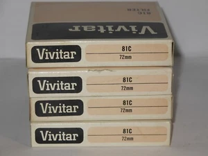 * * 72 mm - Filtro de calentamiento Vivitar 81C nuevo #72n - RPbx - Imagen 1 de 2