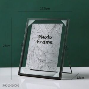 Nordic Metal Photo Frame-Glass Clip Dried Flower Plant Picture Frames Home Decor