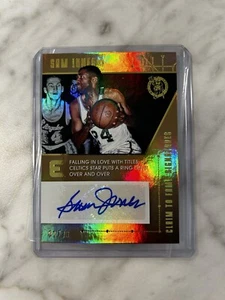 Sam Jones 2017-18 Essentials Claim To Fame Signatures Holo Auto /99 SSP Celtics - Picture 1 of 2