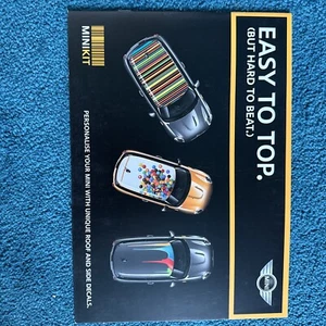 Mini Kit Roof & Side Decals c2015-16 UK Market Sales Brochure Hatchback 3dr 5dr - Picture 1 of 7