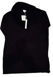 Suéter túnica cuello capucha Caslon - Negro - Talla 4X - Nuevo con etiquetas - Imagen 1 de 1