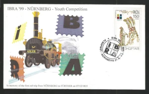 Albania 1999 FDC Albanian Youth Philately Competion Nurnberg - Picture 1 of 2