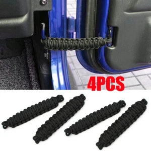 4pcs Car Door Limiting Straps Belt Set Accessories For Jeep Wrangler JK/YJ/TJ - Picture 1 of 14