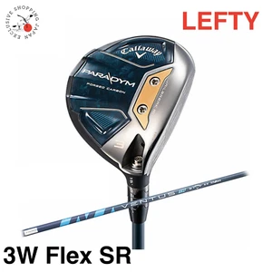 Callaway Golf PARADYM Lefty Fairway Wood Club 3W 15° VENTUS TR 5 Flex SR 2023 - Picture 1 of 13