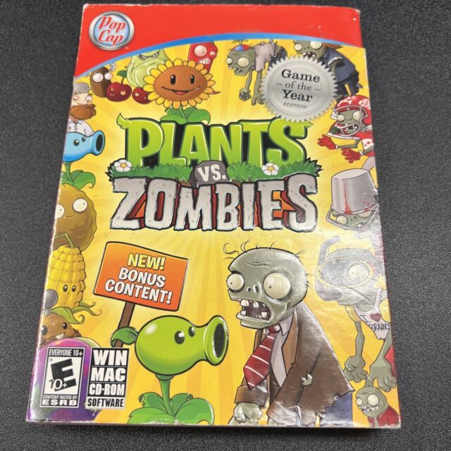 Plants vs Zombies Game of the Year Edition PC CD-ROM Australian Release